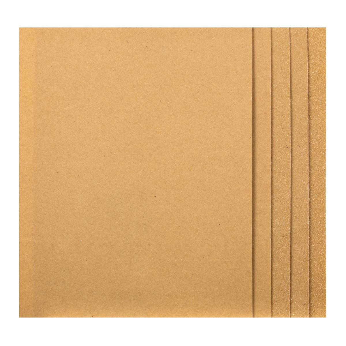 Worksafe by Sealey Glasspaper 280 x 230mm - Assorted Pack of 5