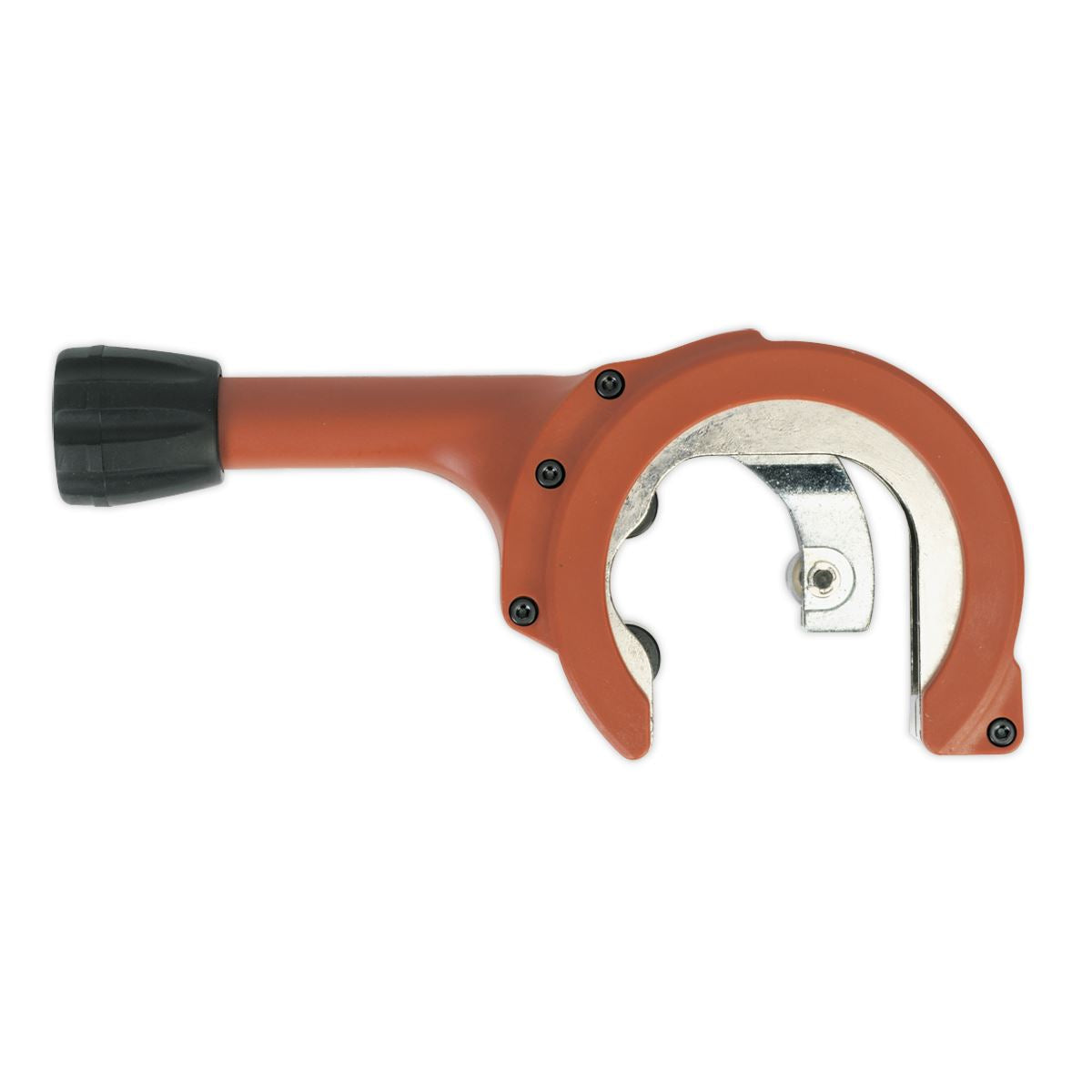 Ratcheting tailpipe store cutter