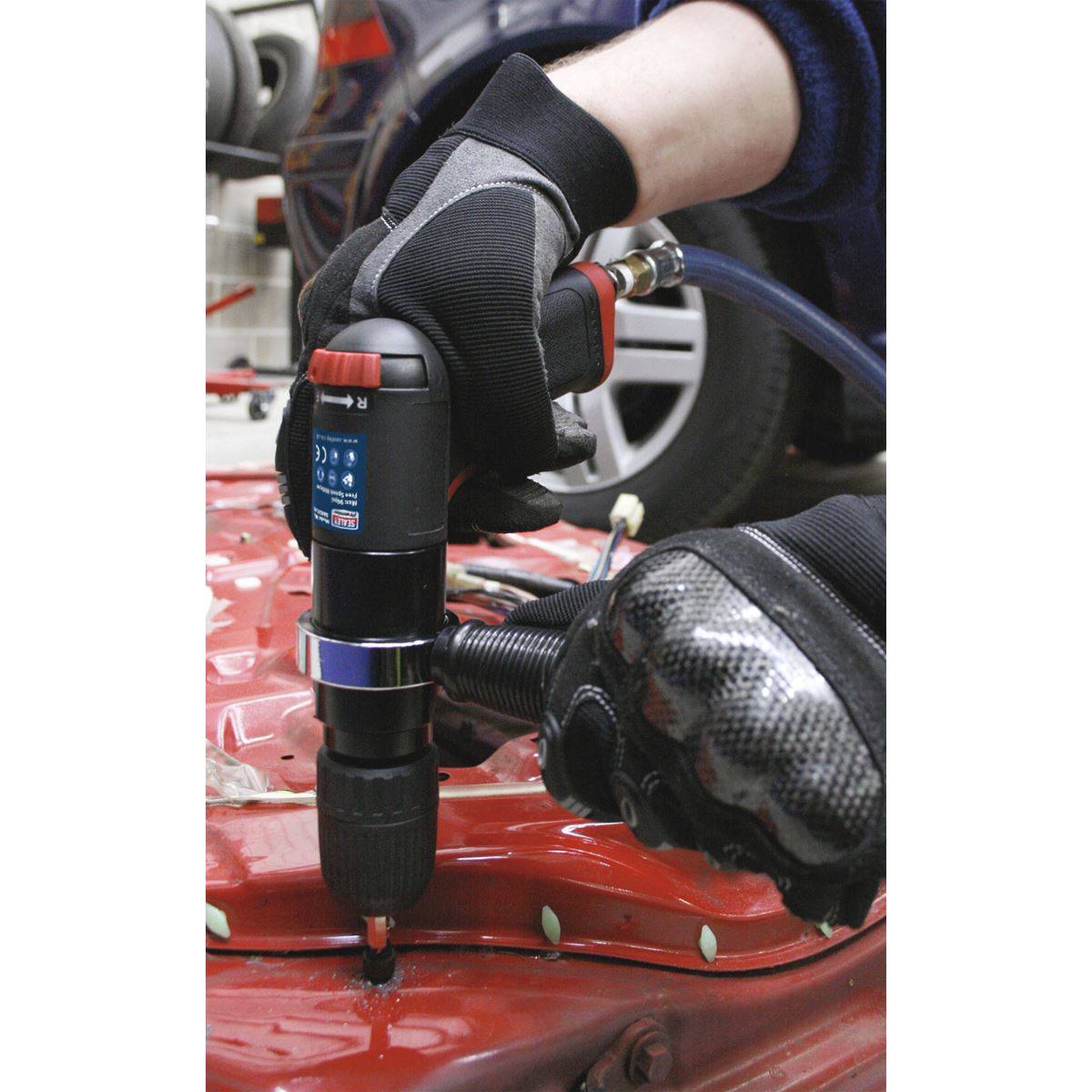Sealey Premier Air Drill Ø13mm with Keyless Chuck Composite Reversible - Premier