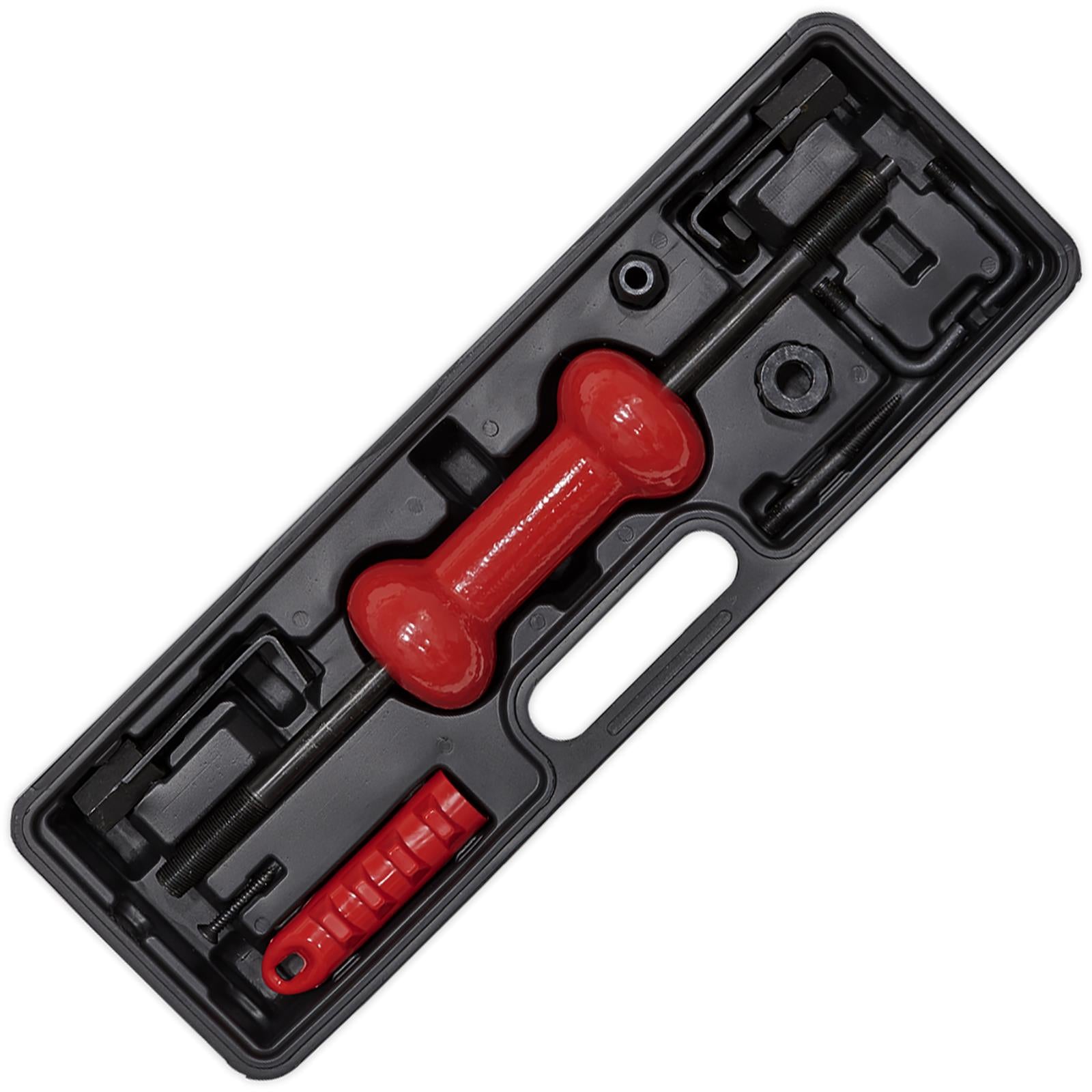 Sealey Slide Hammer Kit Carry Case Hooks Adaptor Screws Dent Panel Puller 9pc