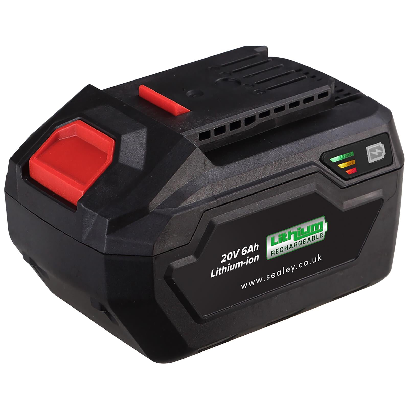 Sealey Power Tool Battery 20V 6Ah Lithium-ion for CP20V Series Tools