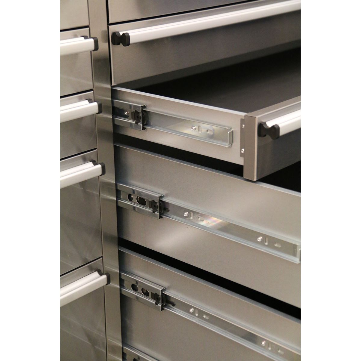 Sealey Premier Mobile Stainless Steel Tool Cabinet 10 Drawer & Cupboard