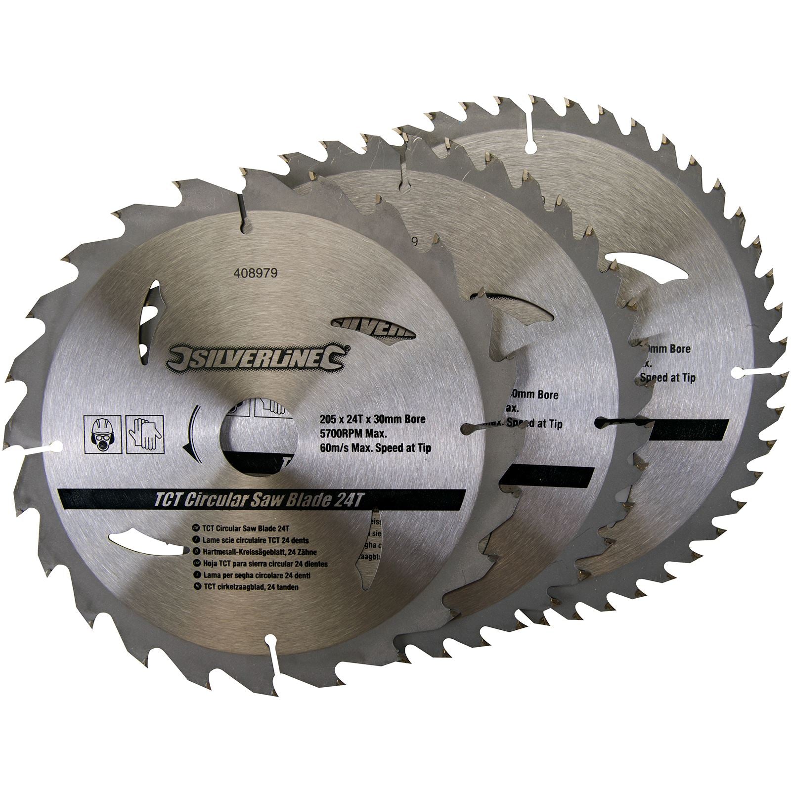 Silverline TCT Circular Saw Blades 135-250mm