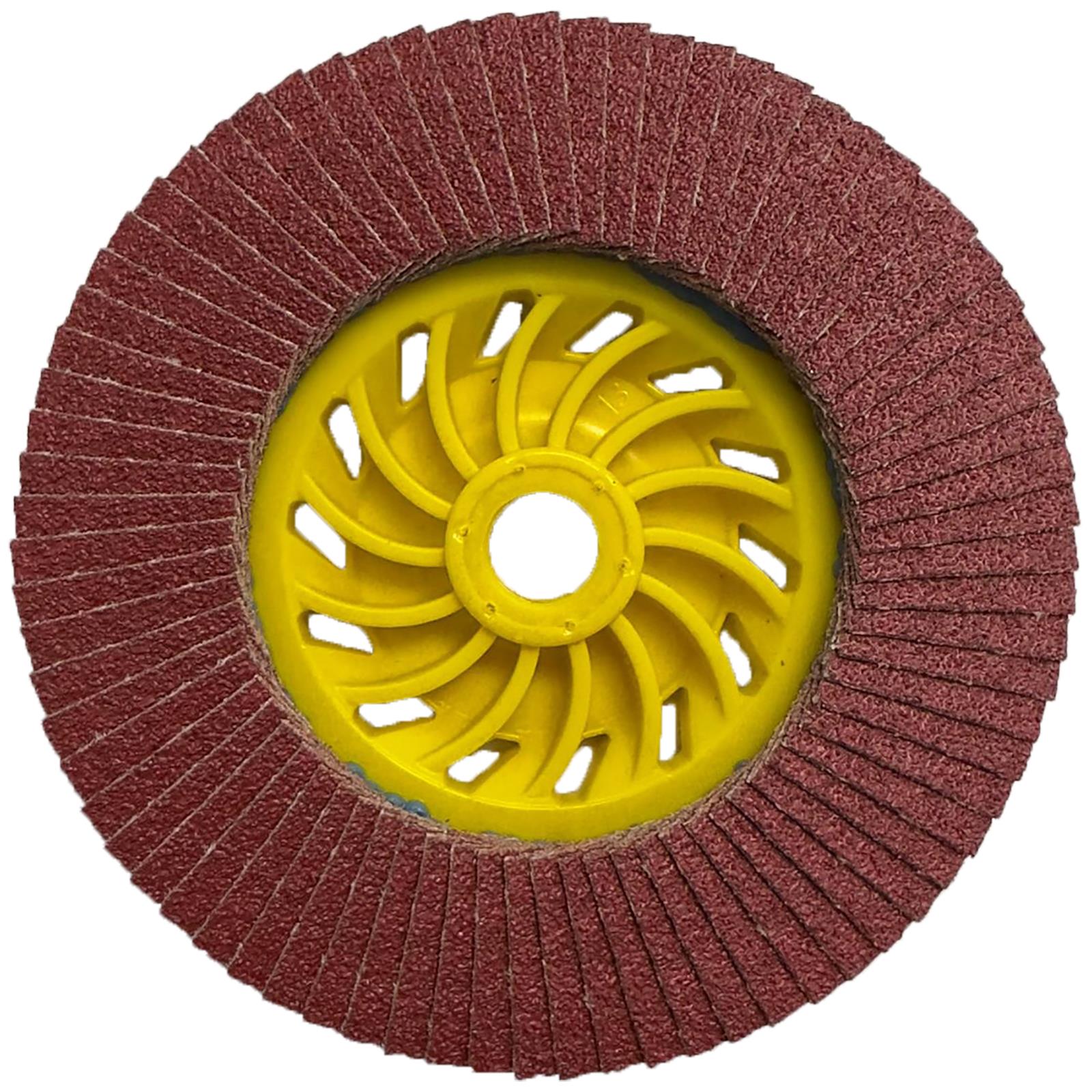 Klingspor Flap Disc Abrasive Mop Ceramic 115mm M14 Thread Trimmable Backing Plate SMT975