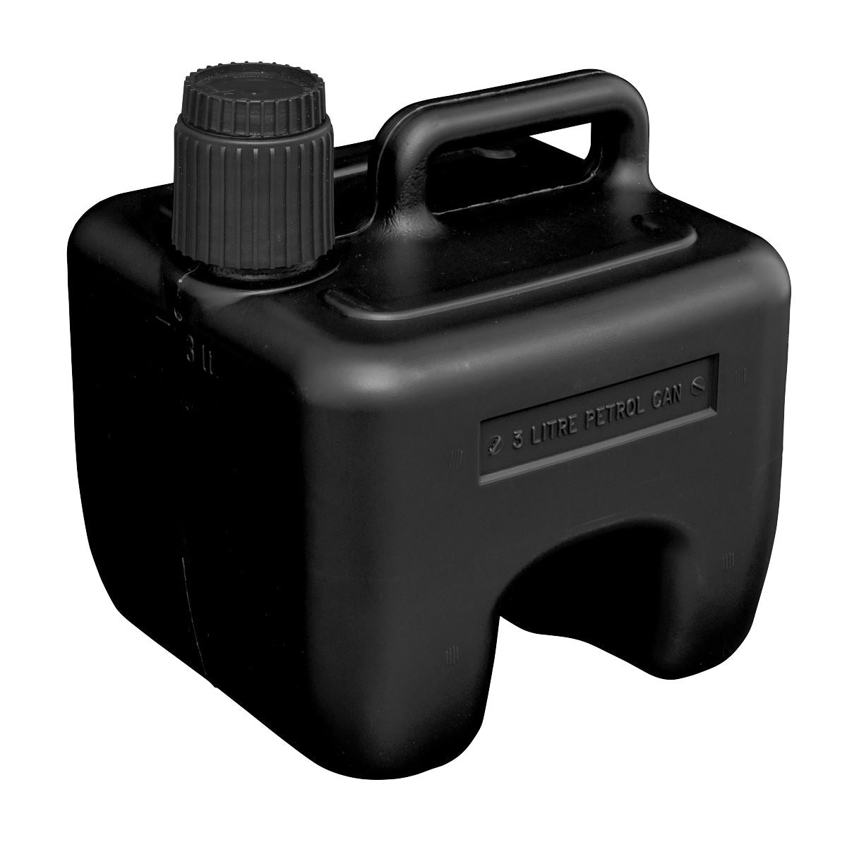 Sealey Stackable Fuel Can 3L - Black