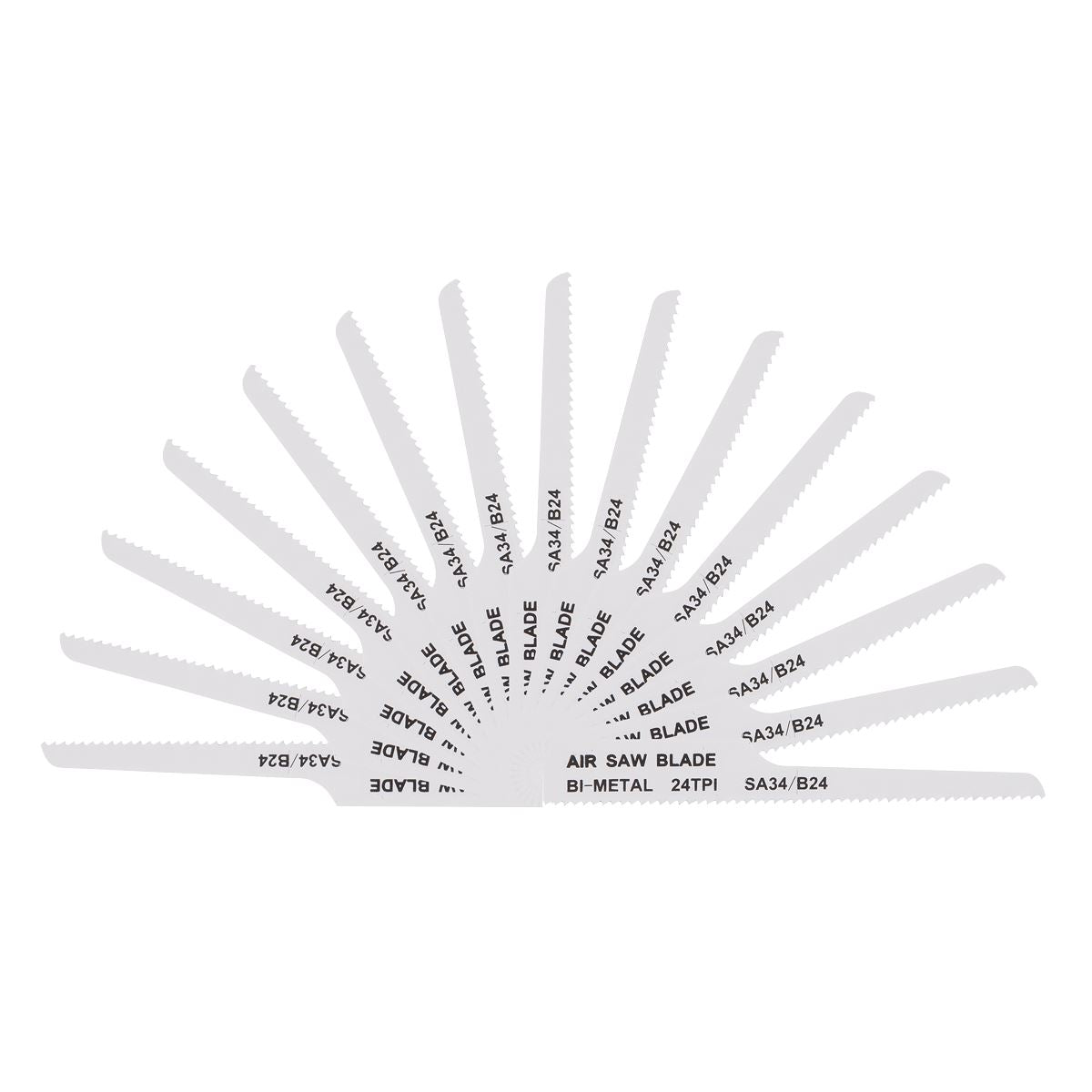 Sealey Air Saw Blade 24tpi - Pack of 15