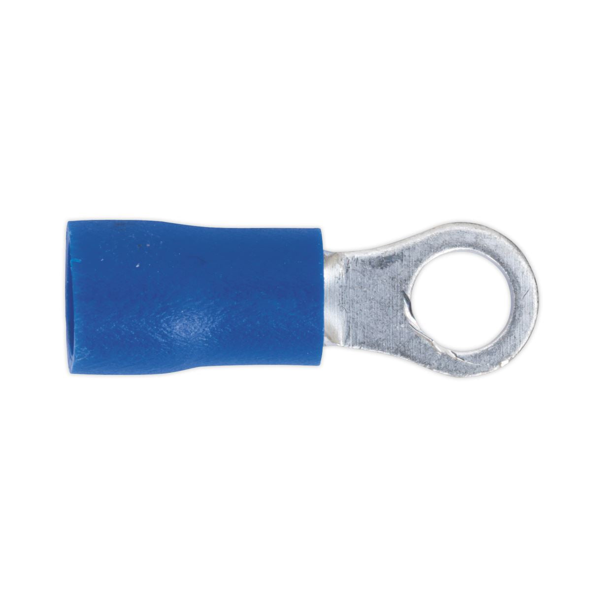Sealey 100 Pack 4.3mm (4BA) Blue Easy Entry Ring Terminal