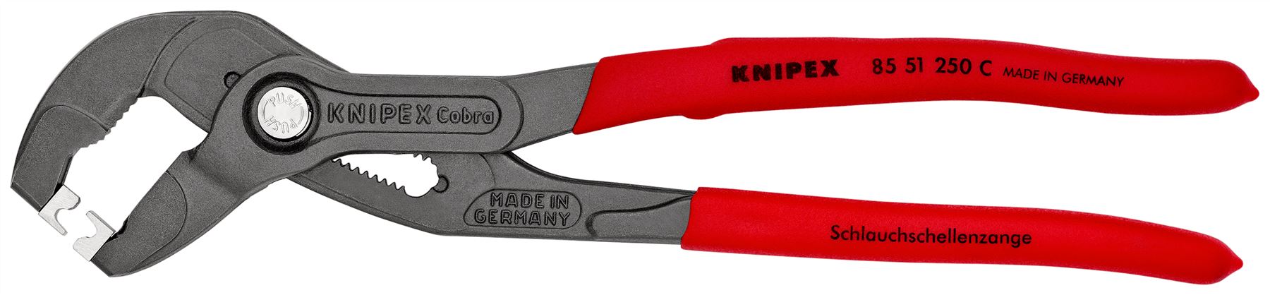 Knipex Hose Clamp Pliers for Click Clamps 250mm 85 51 250 C