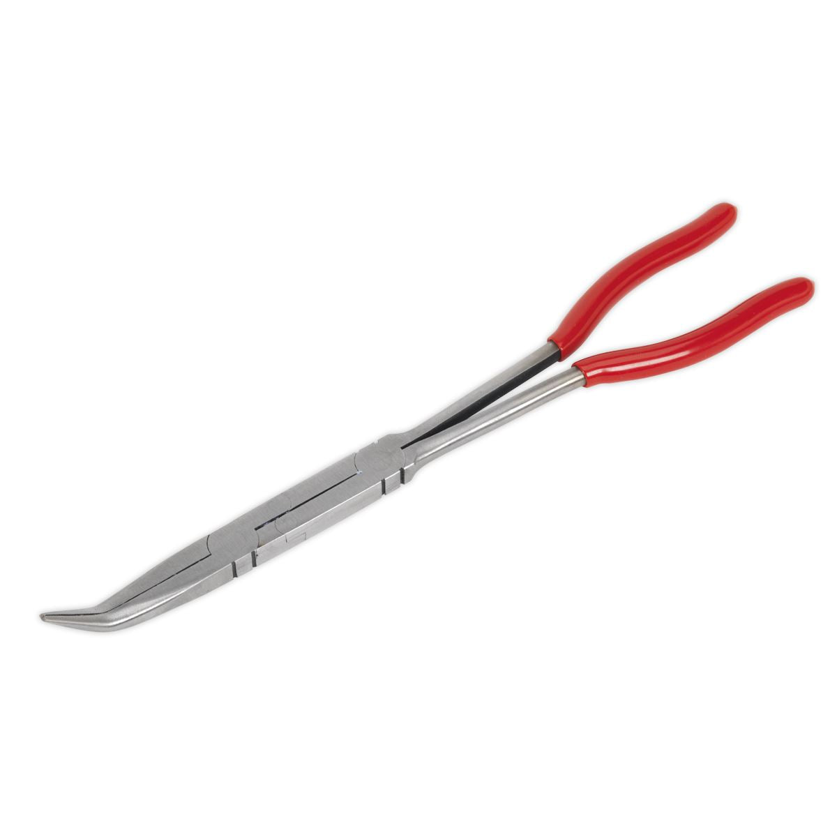 Sealey Premier 335mm Double Joint Long Reach Needle Nose Pliers 45° Engine Bay