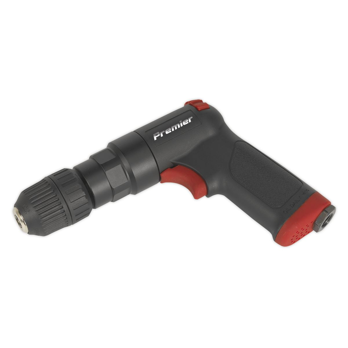 Sealey Premier Air Pistol Drill Ø10mm with Keyless Chuck Composite Reversible - Premier