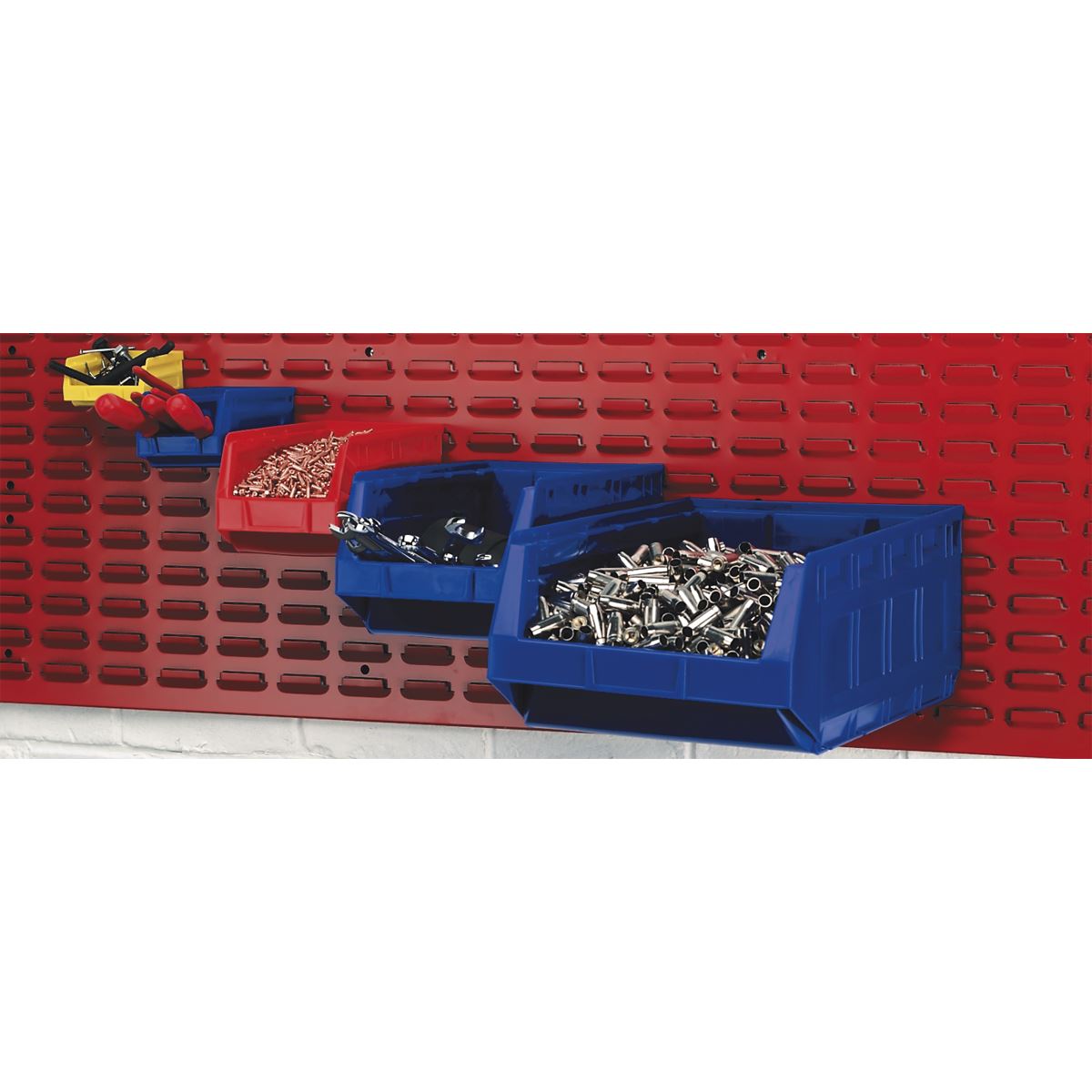 Sealey Plastic Storage Bin 310 x 500 x 190mm - Blue Pack of 12