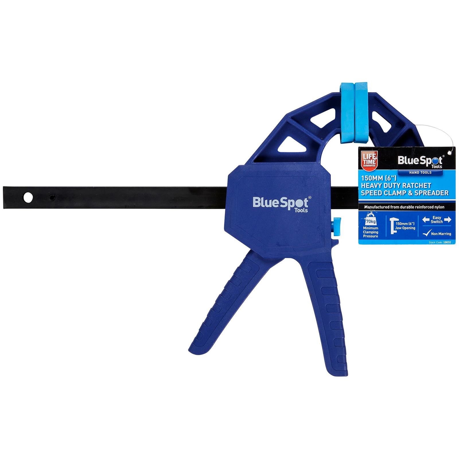 BlueSpot Heavy Duty Ratchet Speed Clamp and Spreader 150mm (6")