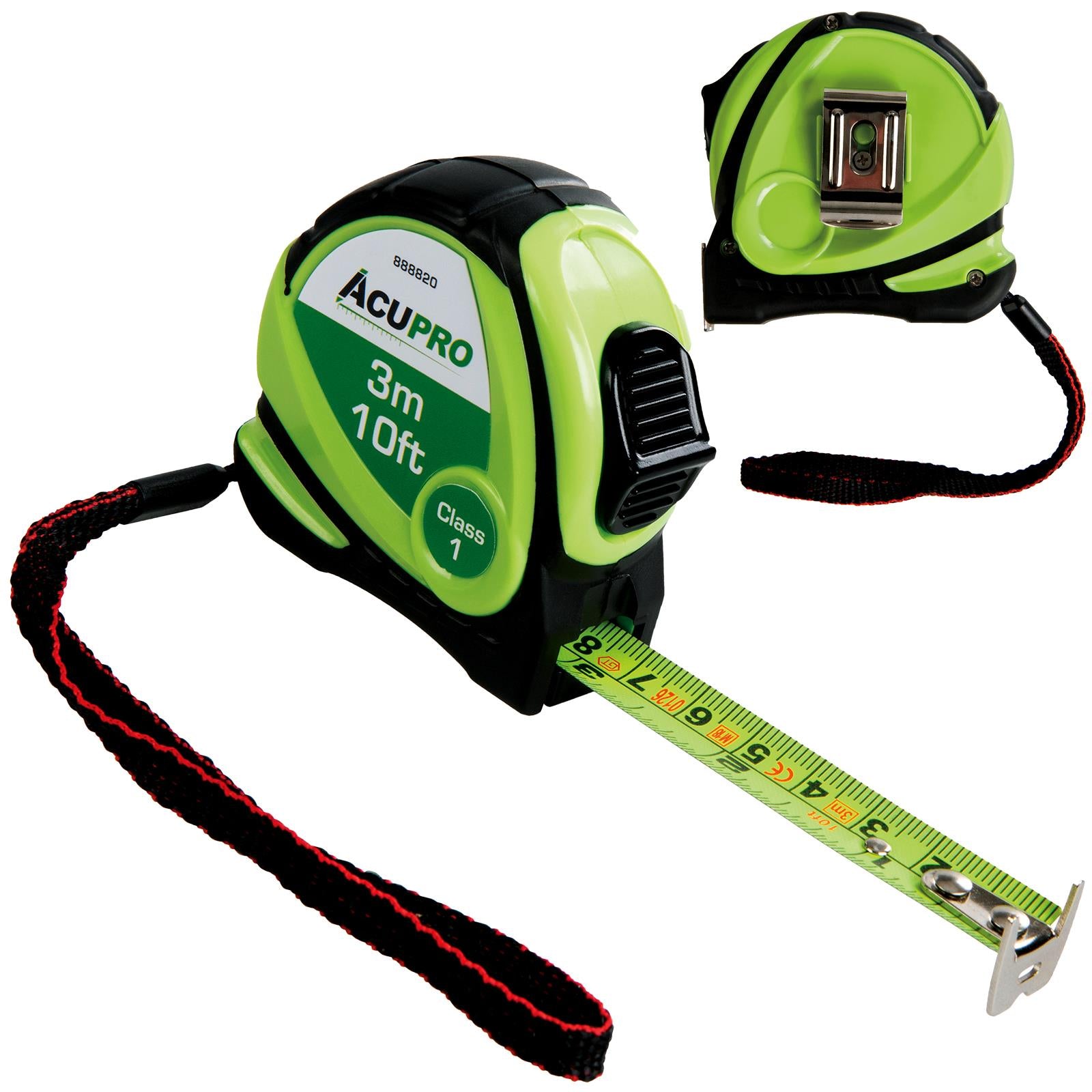 Acupro 3m 5m 8m Tape Measure Class 1 Accuracy Highest Available