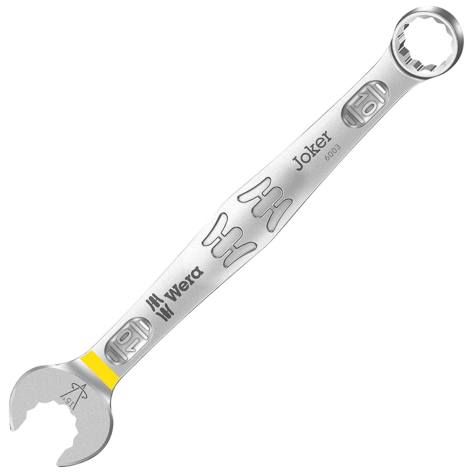 Wera 6003 Joker Combination Spanner Wrench Open End Ring Metric