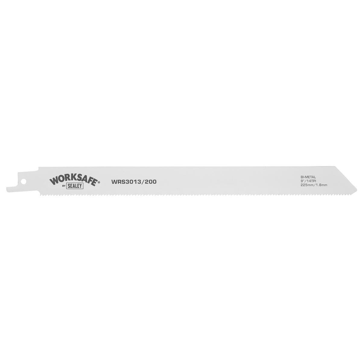 Worksafe by Sealey Reciprocating Saw Blade 225mm 14tpi - Pack of 5