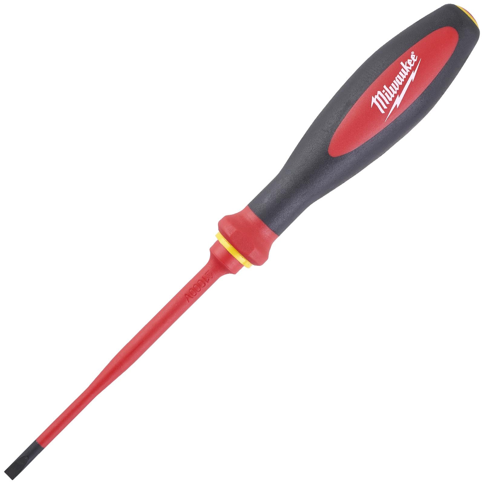Milwaukee VDE Slim Screwdriver Slotted 0.8mm x 4mm x 100mm