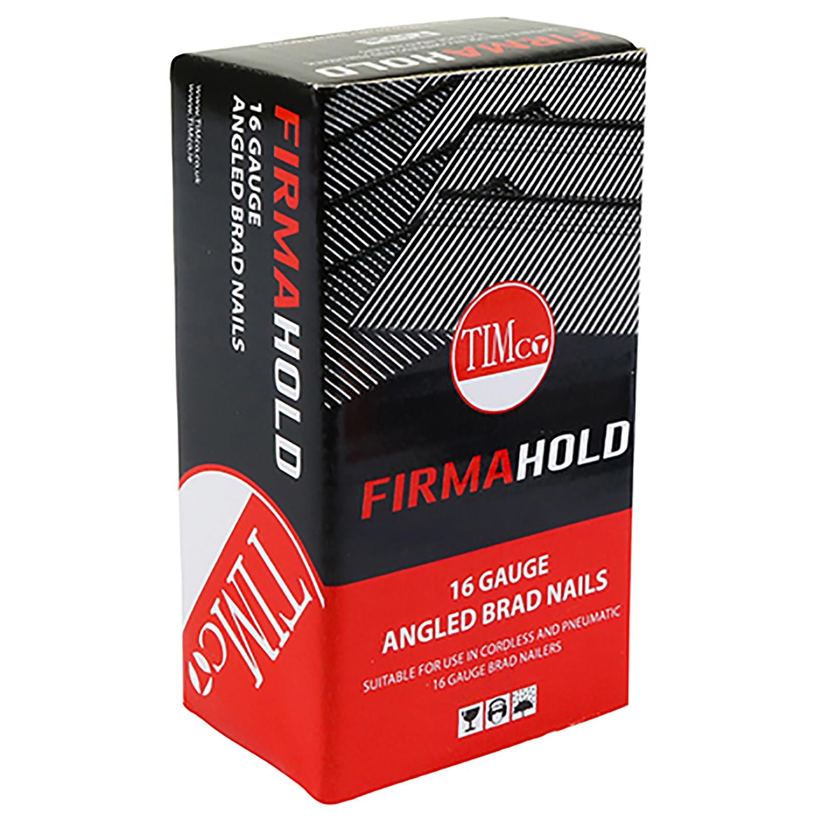 TIMCO FirmaHold Angled Brads Galvanised without Gas 16 Gauge 2000 Nails