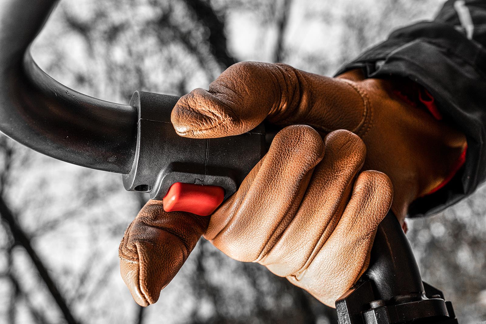 Milwaukee Safety Gloves Goatskin Leather Glove Brown Size 8 / M Medium