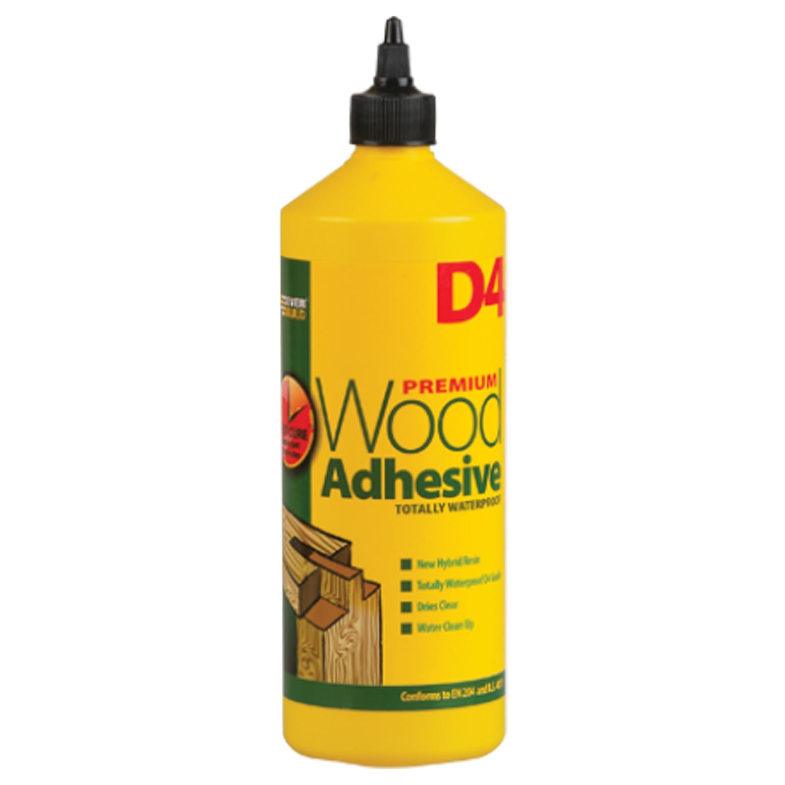 EverBuild 1 Litre D4 Premium Wood Adhesive Totally Waterproof
