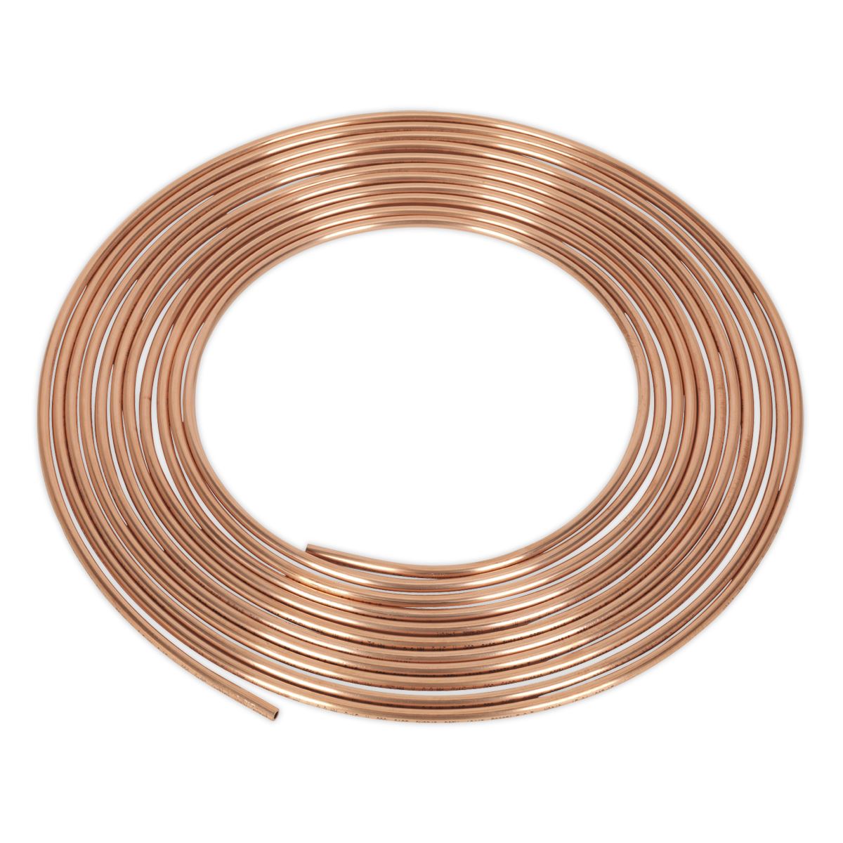Sealey Brake Pipe Copper Tubing 22 Gauge 3/16" x 25ft BS EN 12449 C106