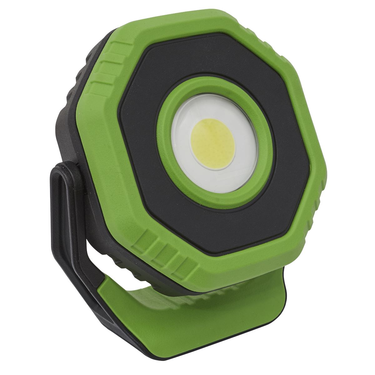 Sealey Rechargeable Pocket Floodlight with Magnet 360° 14W COB LED - Green