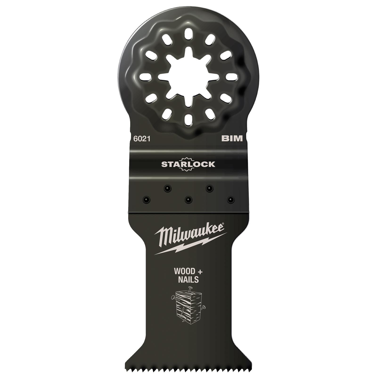 Milwaukee Multi Tool Wood with Nails Plunge Cut Blade 35mm Width x 42mm Length Bi Metal