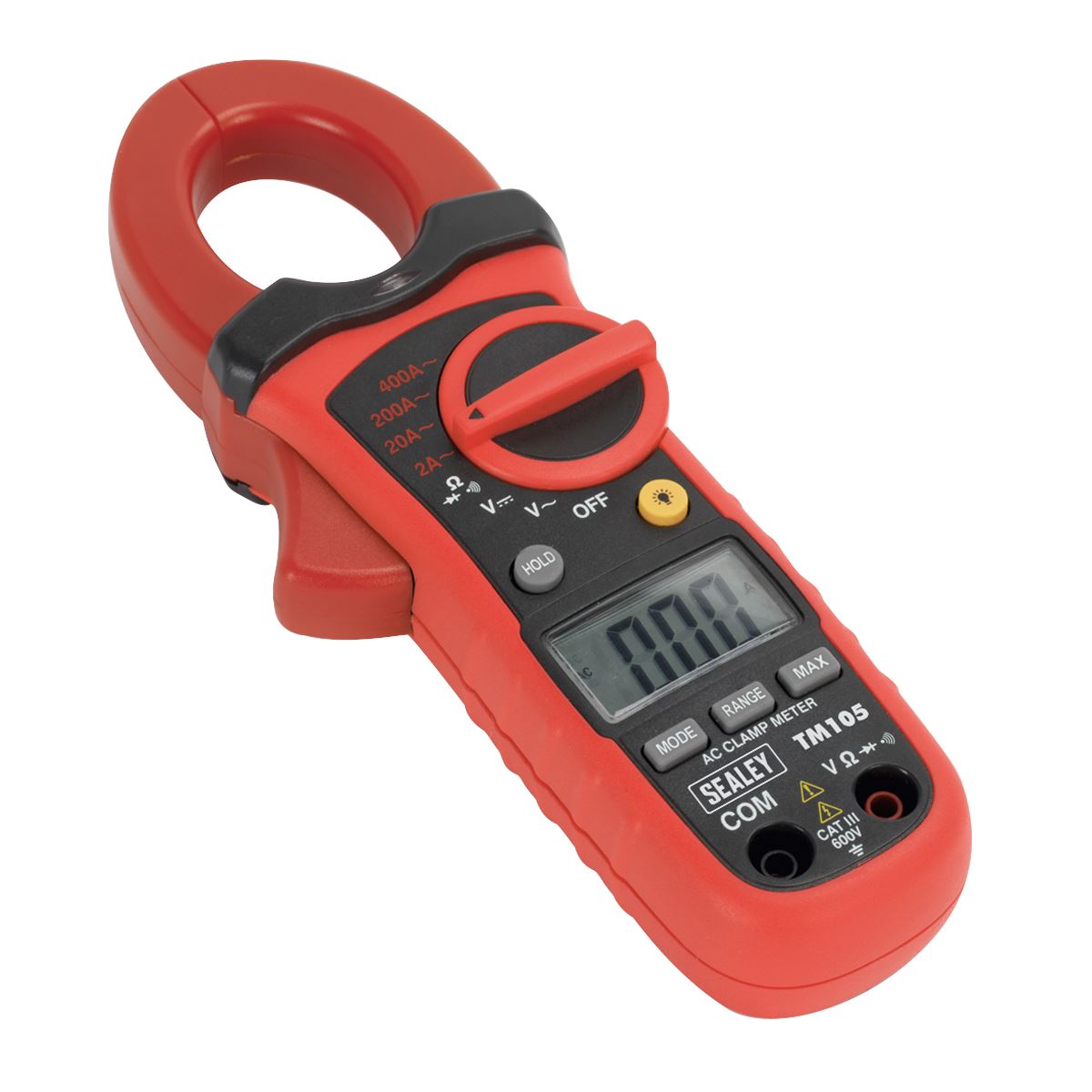 Sealey Professional Auto-Ranging Digital Clamp Meter NCVD - 6-Function