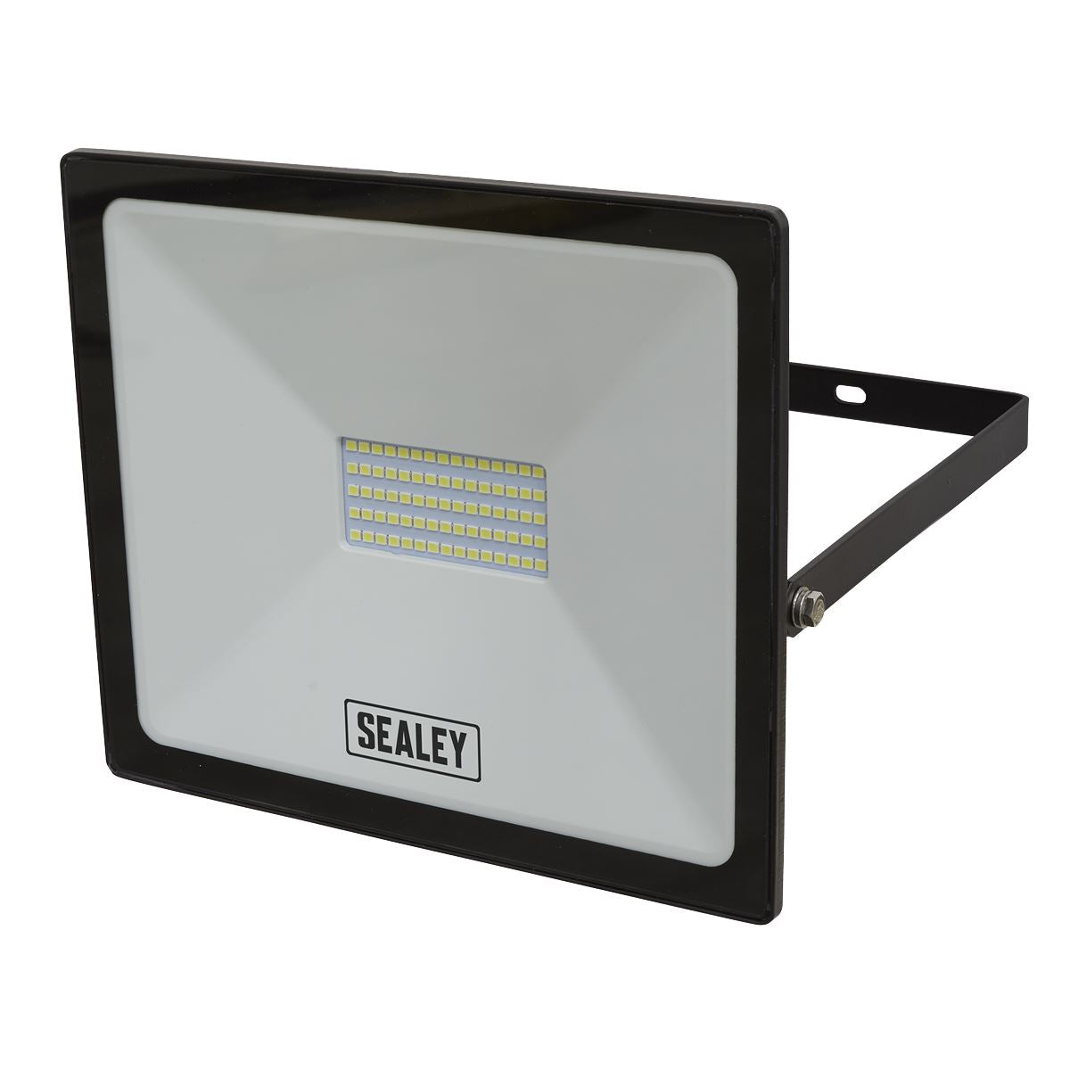Sealey Extra-Slim Floodlight with Wall Bracket 50W SMD LED 230V