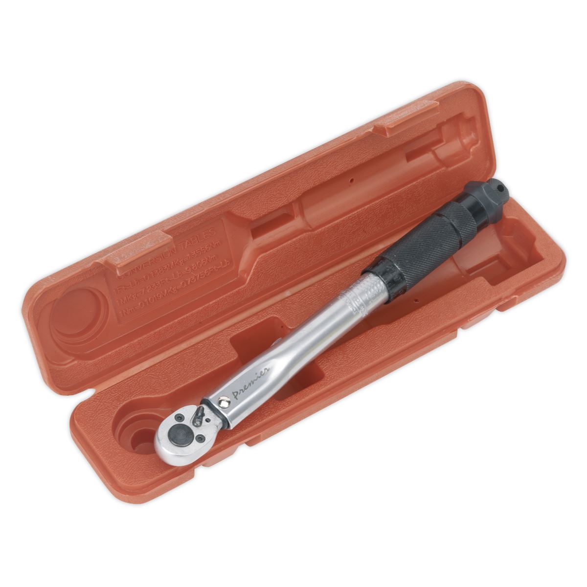 Sealey Premier Torque Wrench Micrometer Style 3/8"Sq Drive 2-24Nm(1.47-17.70lb.ft) - Calibrated