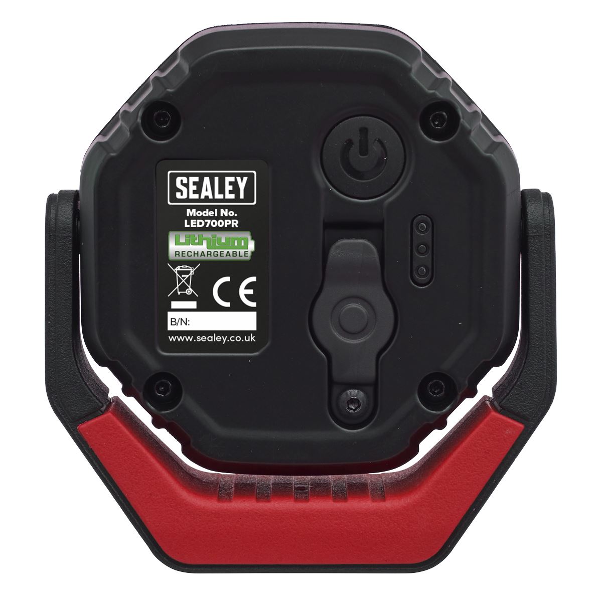 Sealey Rechargeable Pocket Floodlight with Magnet 360° 7W COB LED - Red