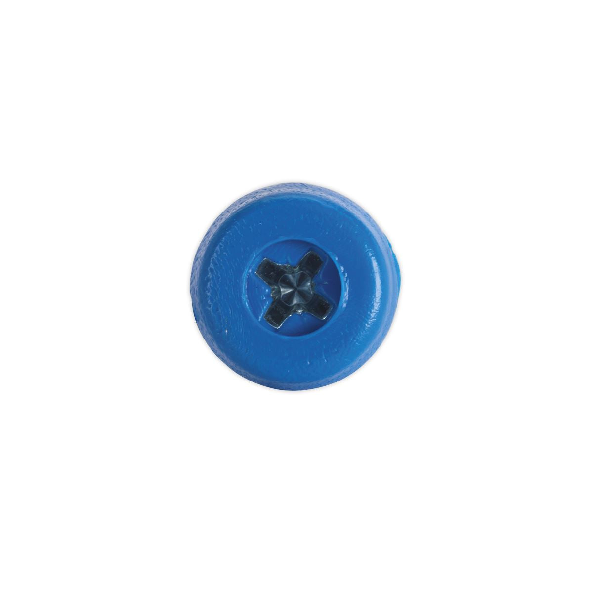 Sealey Numberplate Screw Plastic Enclosed Head 4.8 x 18mm Blue Pack of 50