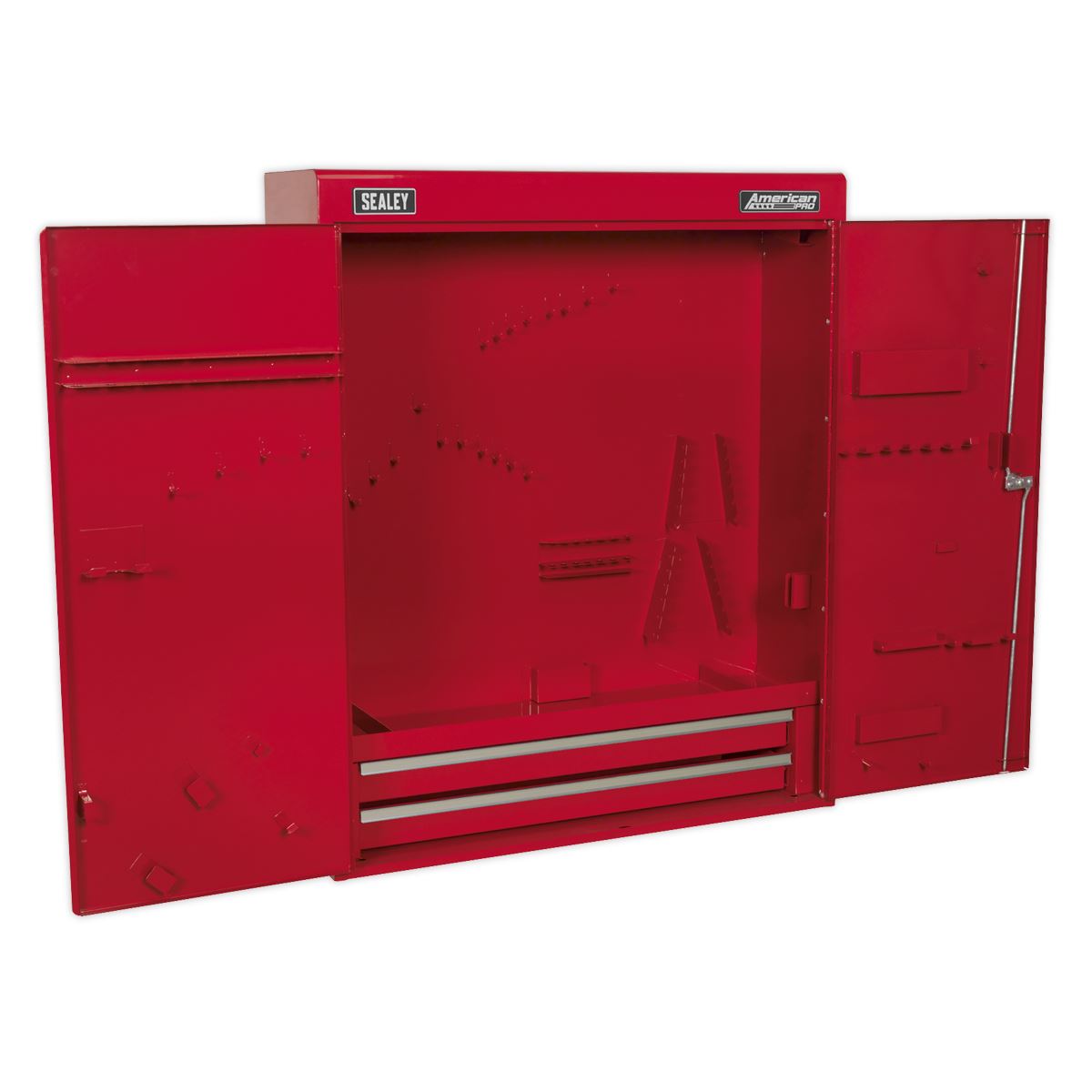 Sealey American Pro Wall Mounting Tool Cabinet with 2 Drawers