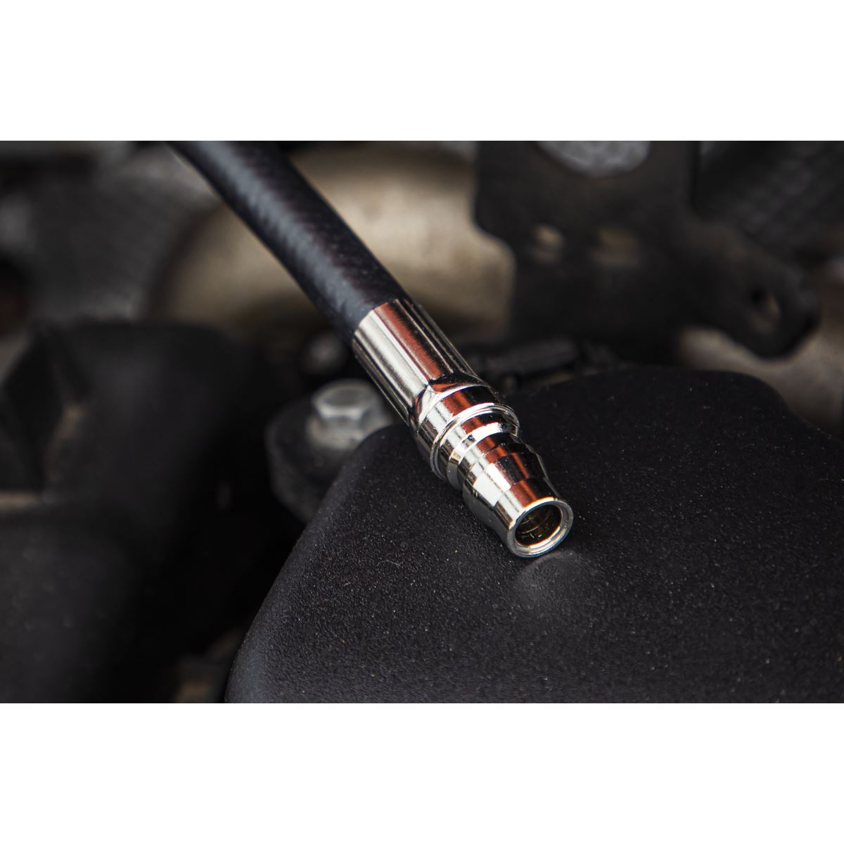 Sealey 7pc Brake & Clutch Pressure Bleeder Cap Set