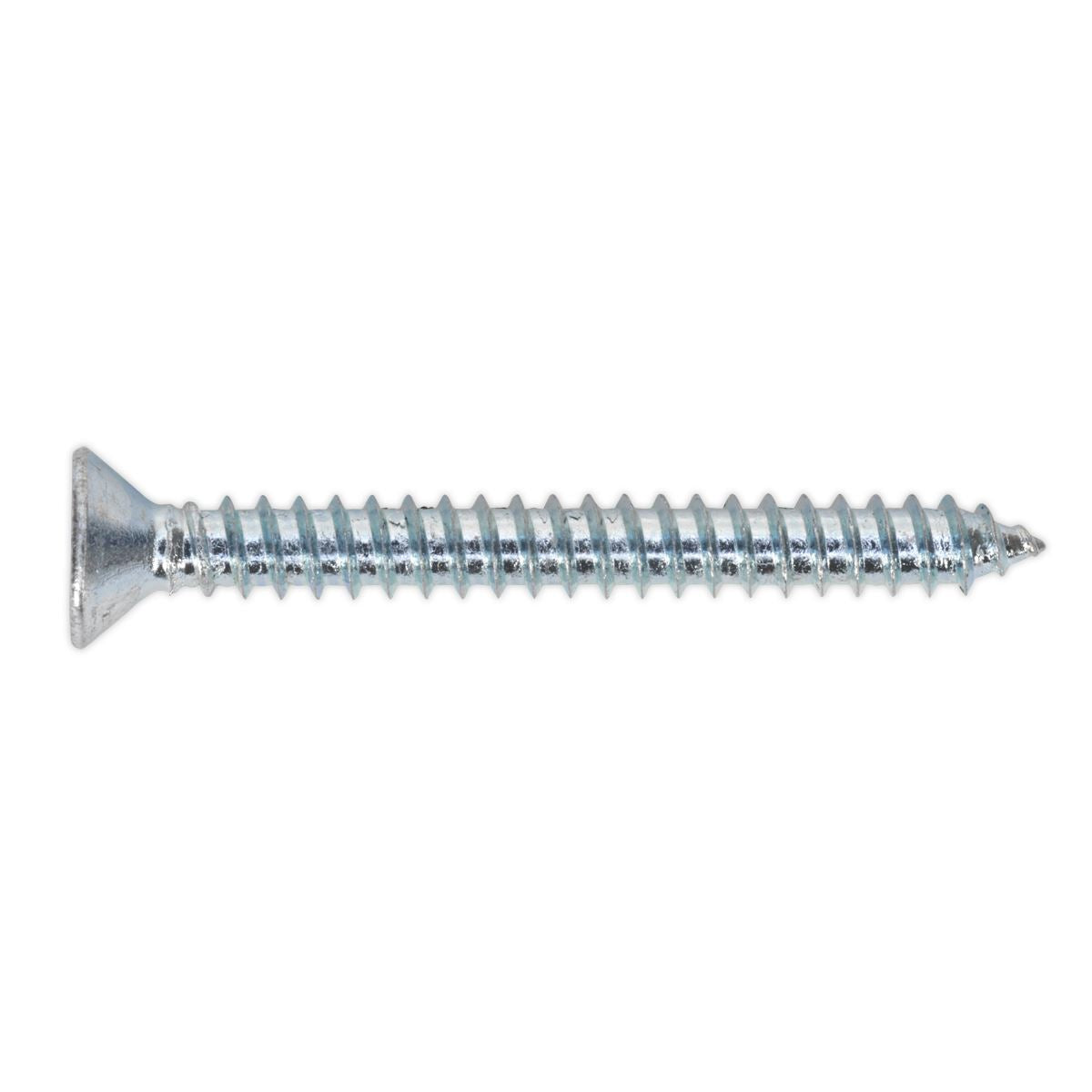Sealey Self Tapping Screw 4.2 x 38mm Countersunk Pozi Pack of 100