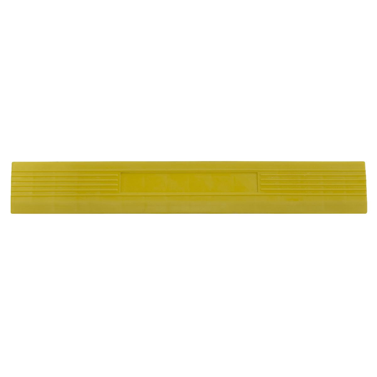 Sealey Polypropylene Floor Tile Edge 400 x 60mm Yellow Male - Pack of 6