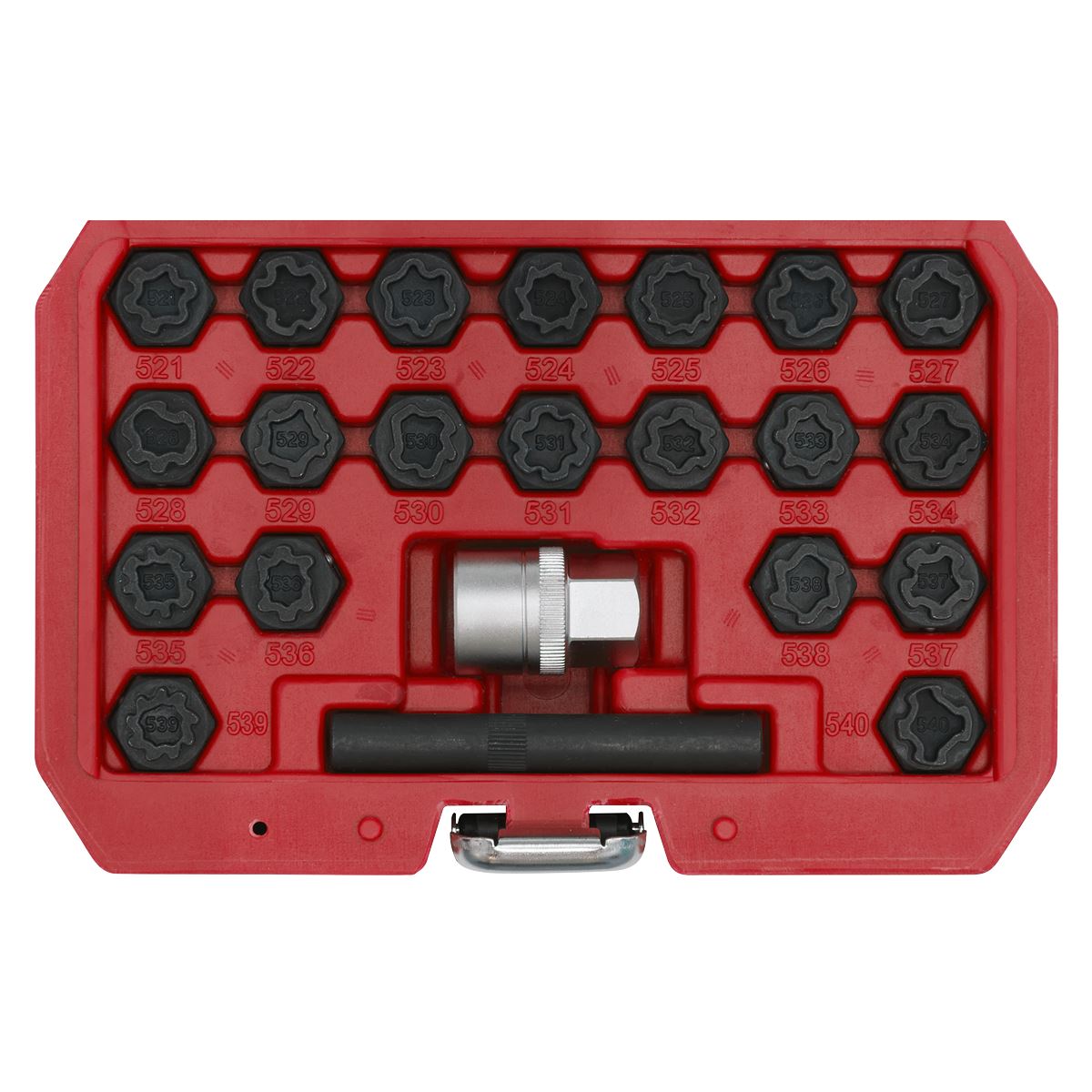 Sealey Locking Wheel Nut Key Set 22pc - VAG
