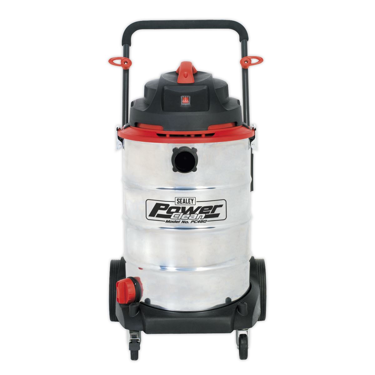 Sealey Vacuum Cleaner Wet & Dry 60L Stainless Steel Drum 2400W/230V