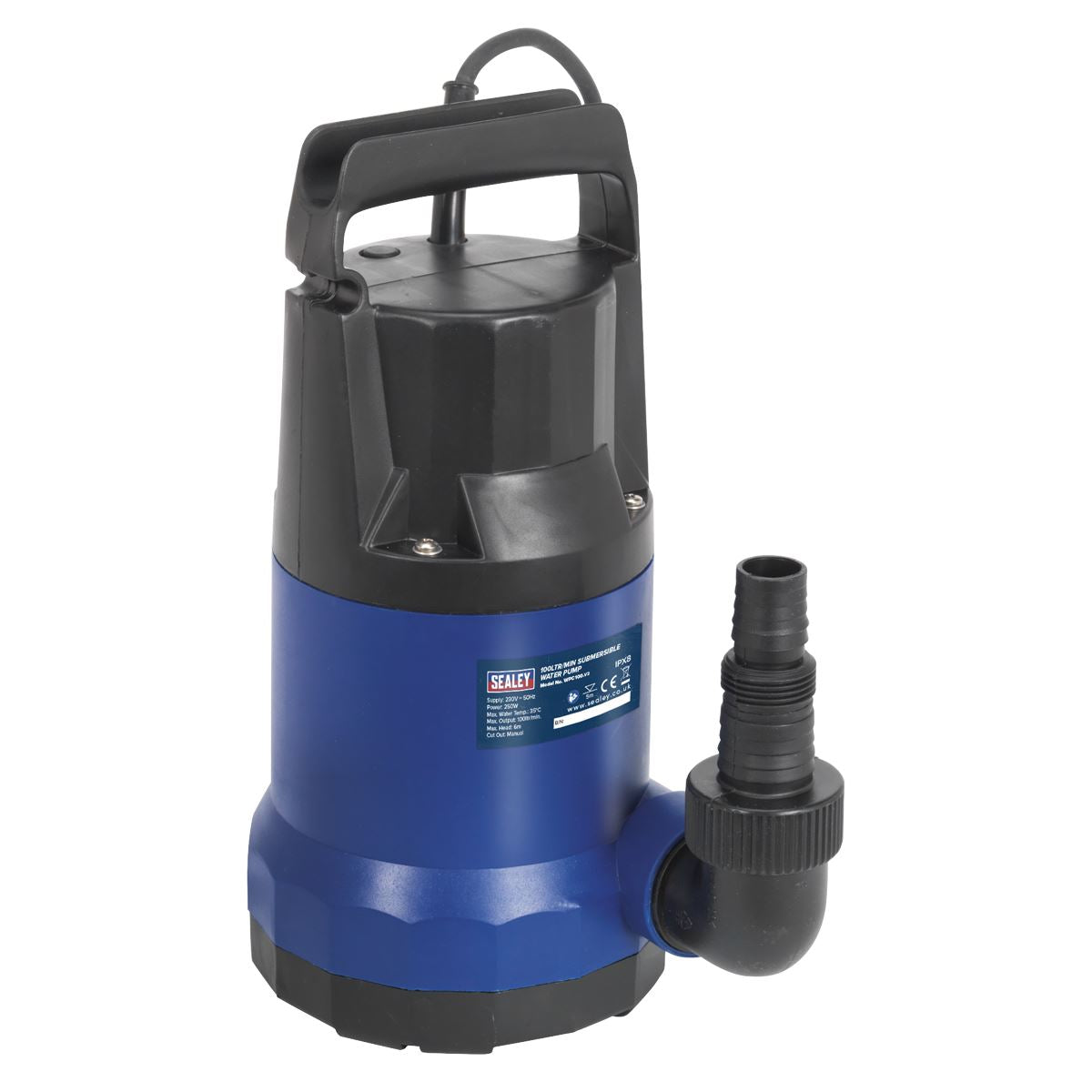 Sealey Submersible Clean Water Pump 100L/min 230V