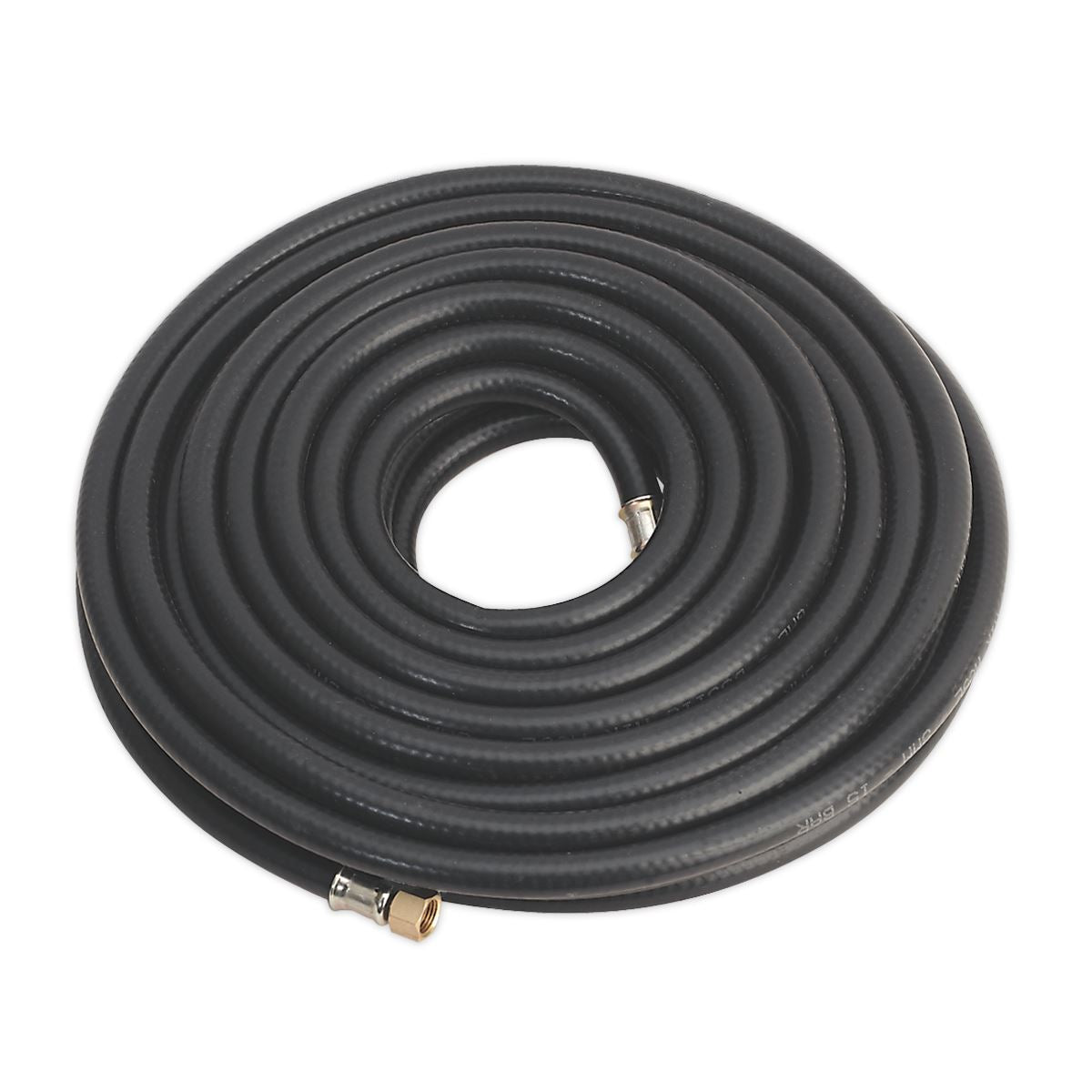 Sealey Air Hose 15m x Ø8mm with 1/4"BSP Unions Heavy-Duty