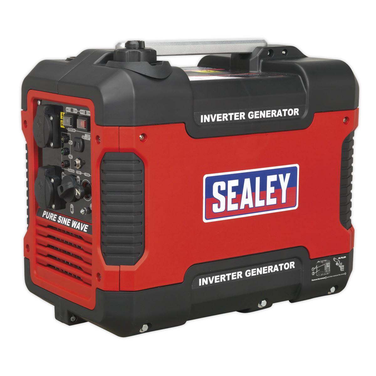 Sealey Inverter Generator 2000W 230V 4-Stroke Engine