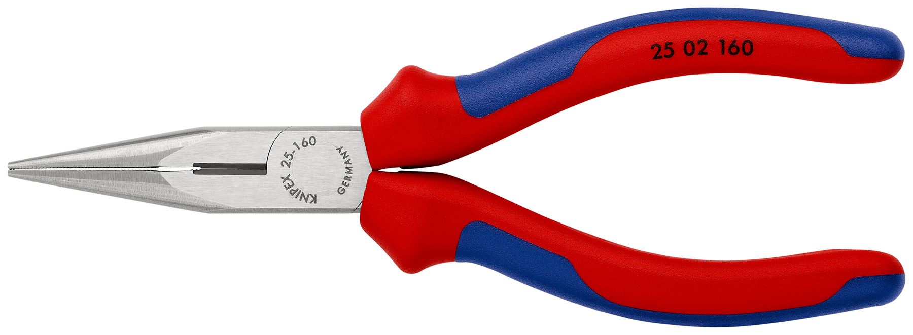 Knipex Snipe Nose Side Cutting Pliers 160mm Long Nose Radio Plier 25 02 160
