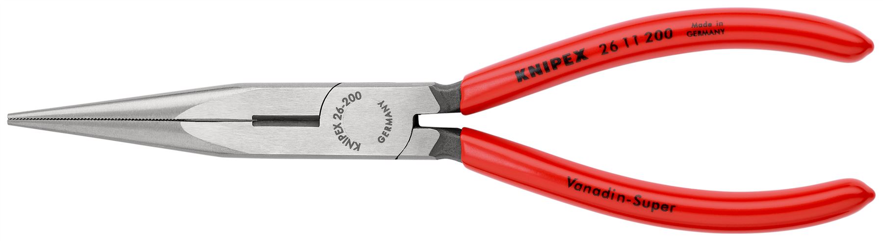Knipex Snipe Nose Side Cutting Pliers 200mm 26 11 200