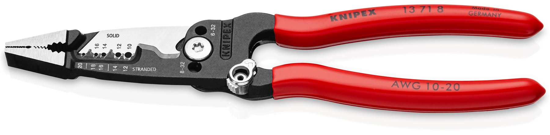 Knipex Wire Stripper Multifunction Electrician Pliers American Style 13 71 8