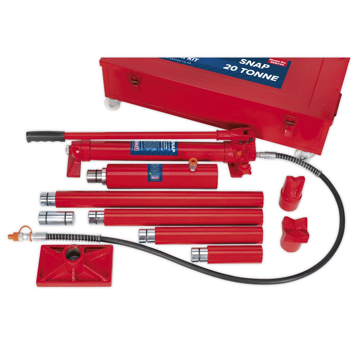 Sealey Hydraulic Body Repair Kit 20 Tonne Snap Type