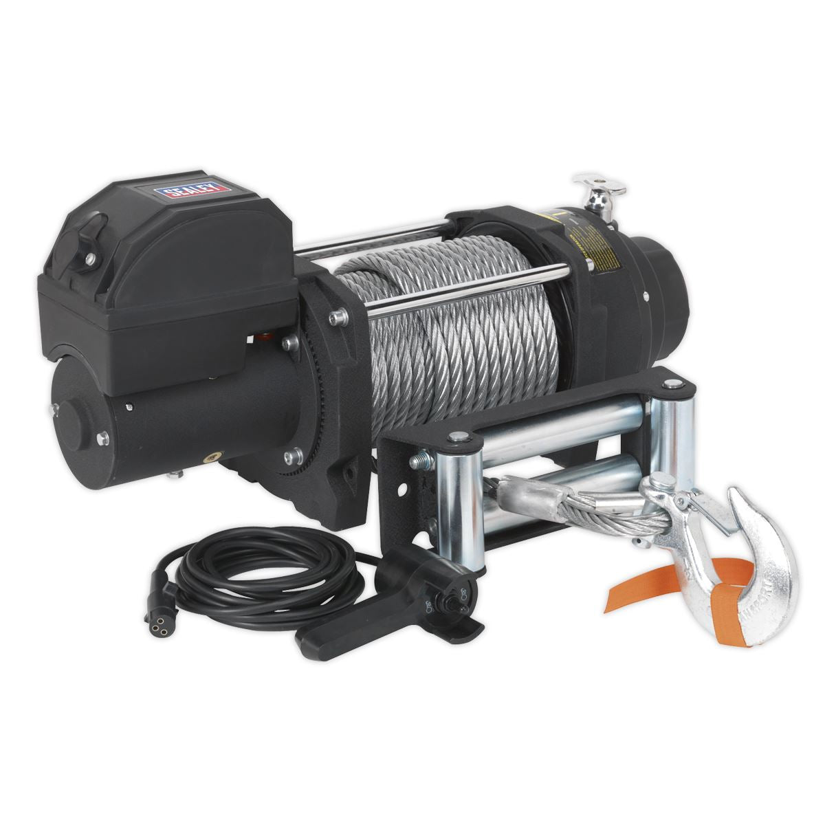 Sealey Premier Recovery Winch 8180kg(18000lb)Line Pull 12V Industrial