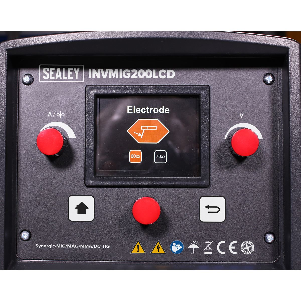 Sealey Premier Inverter Welder MIG, TIG & MMA 200A with LCD Screen