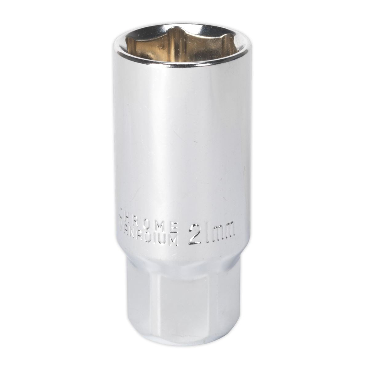Sealey Spark Plug Socket 21mm 3/8"Sq Drive Magnetic