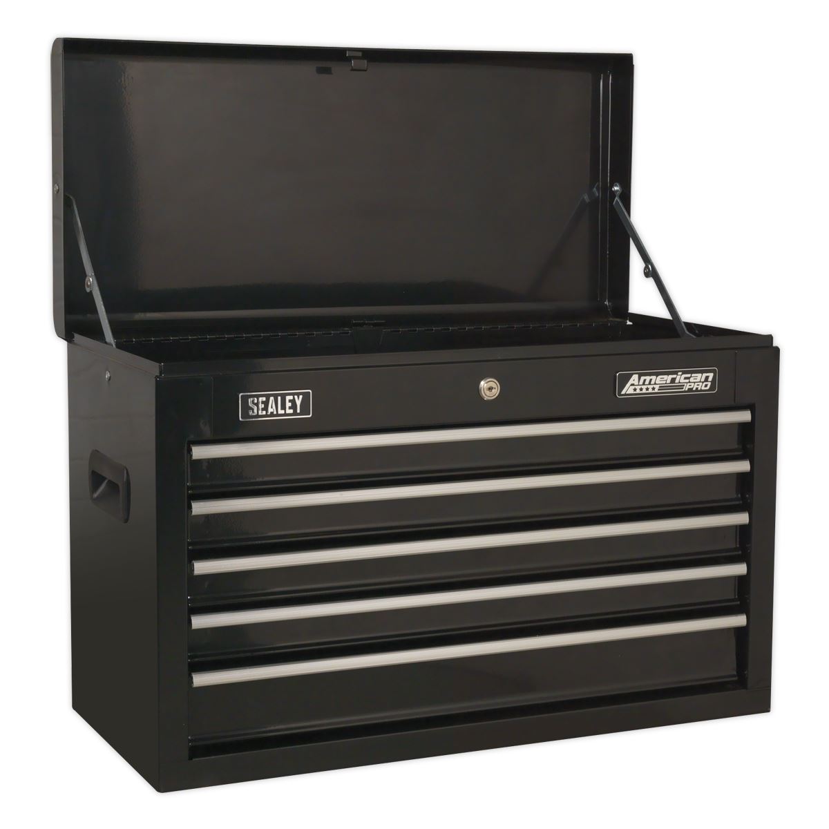 Sealey American Pro Topchest 5 Drawer with Ball-Bearing Slides - Black
