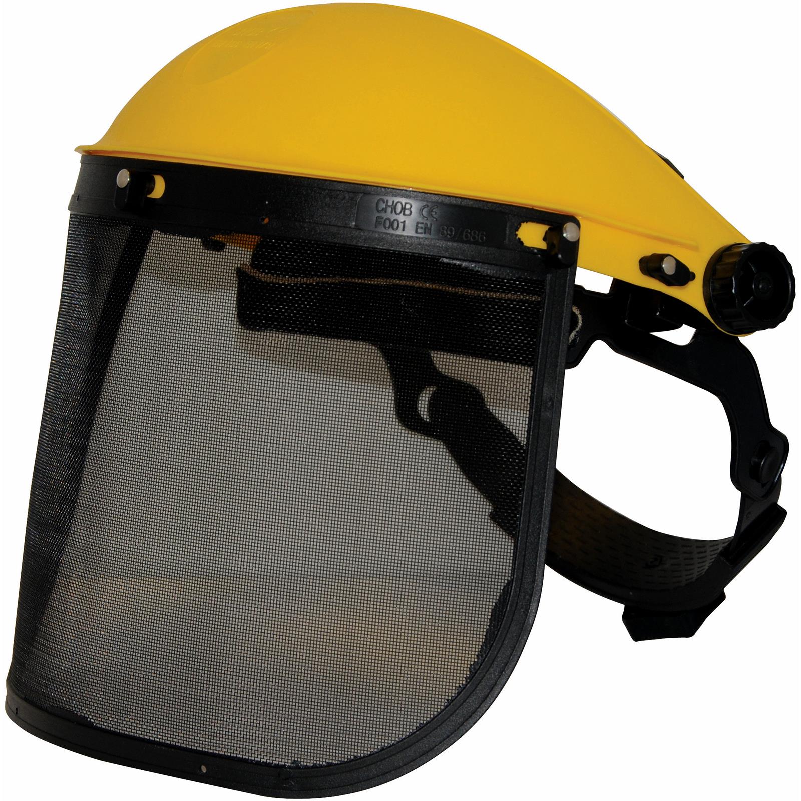 Silverline Mesh Safety Visor Face Eye Protection Shield Helmet Garden Strimming