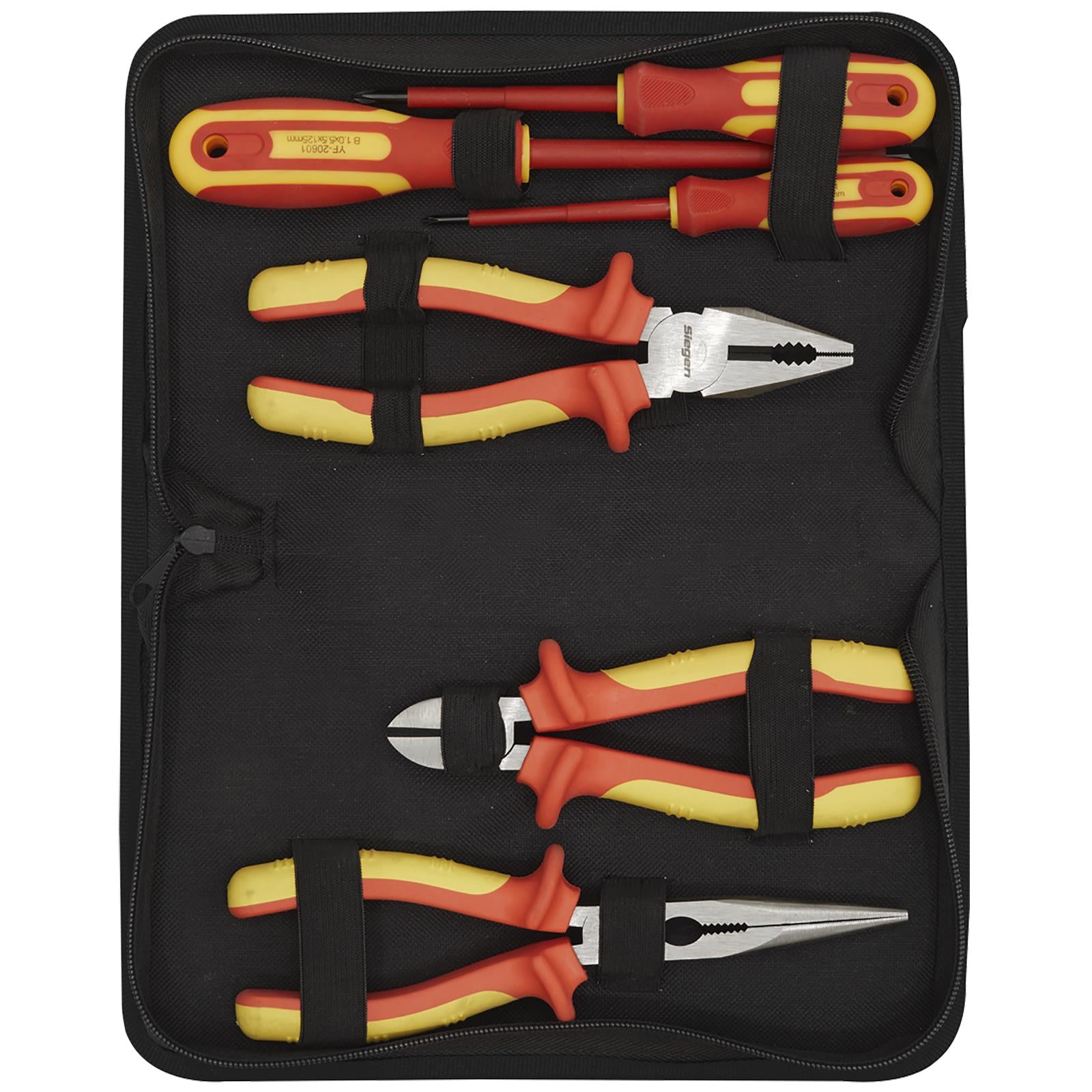 Siegen by Sealey Electrical VDE Tool Set 6 Piece Pliers Screwdrivers